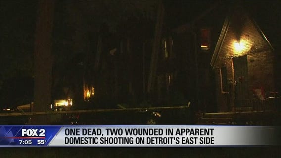 One dead, two others wounded in domestic shooting on Detroit's east side