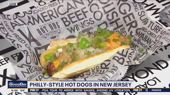 Philly-style hot dogs in New Jersey