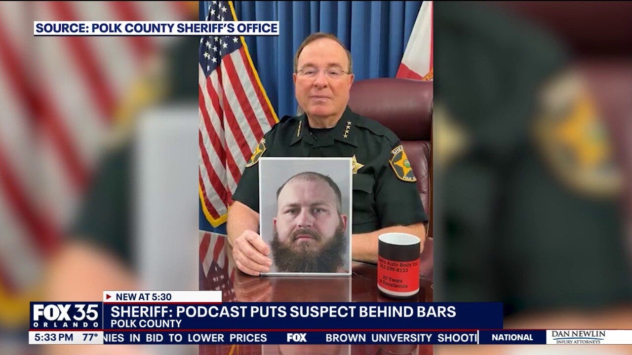 Podcast appearance leads to arrest of Polk County man, sheriff says