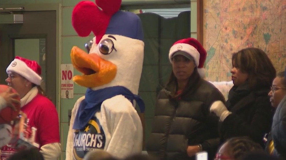 Atlanta Fire Rescue hosts holiday party