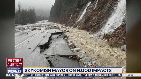 Roads destroyed by widespread flooding in western WA