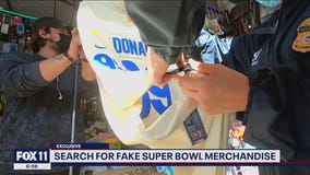 Cracking down on counterfeit Super Bowl merch