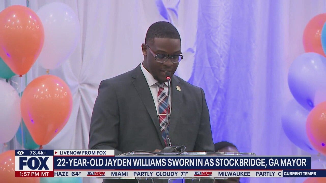 22-year-old sworn in as mayor of Stockbridge, GA