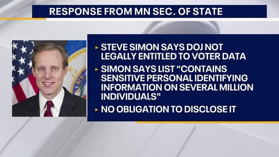 Trump admin requests voter data from MN, other states