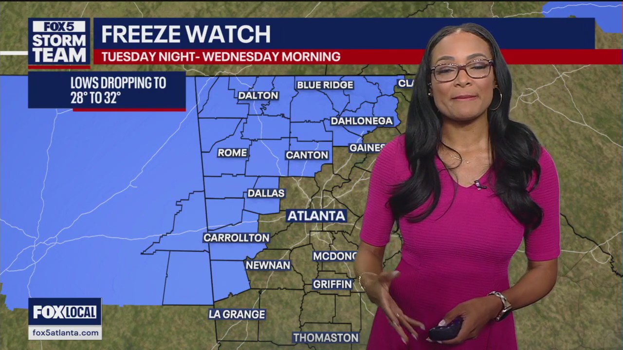 Monday evening forecast