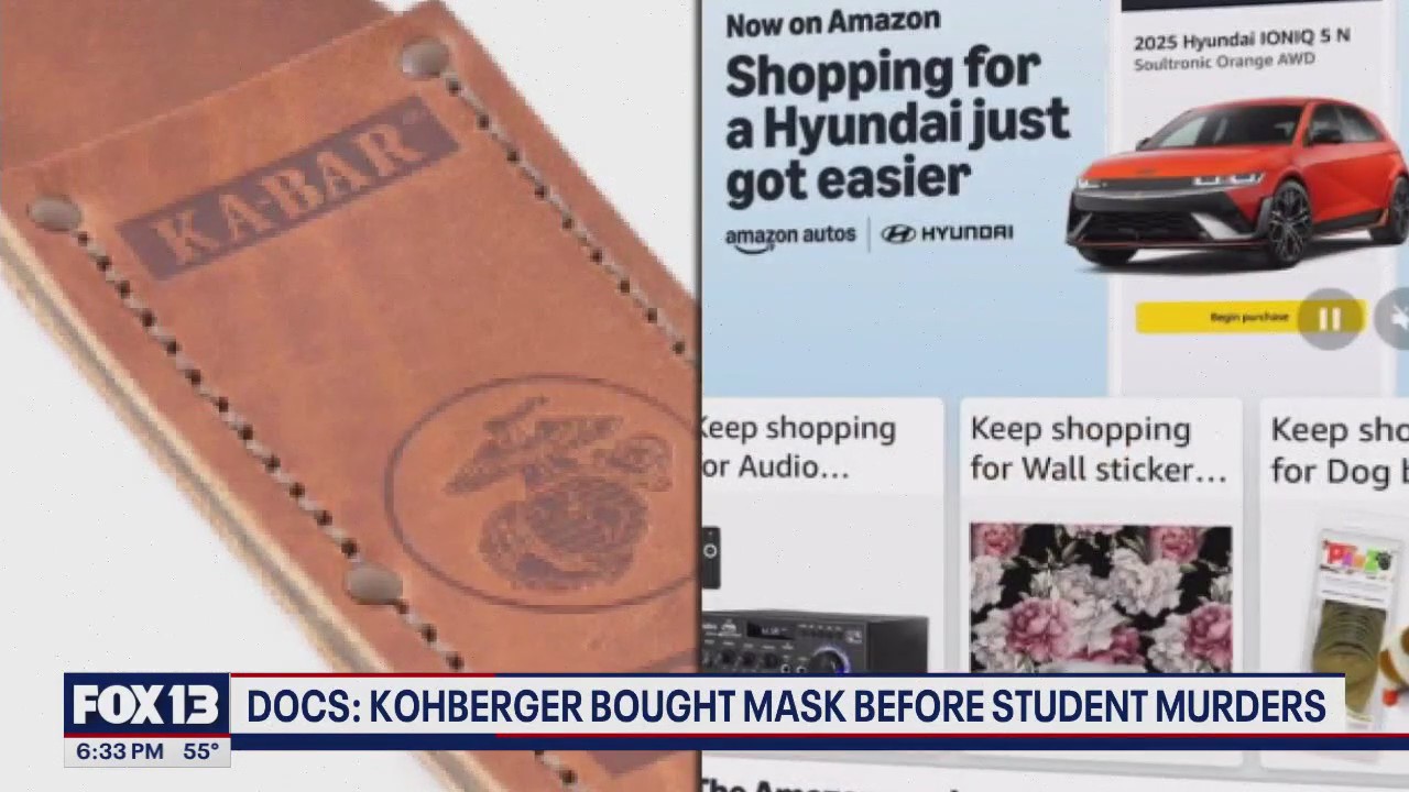 Docs: Bryan Kohberger bought mask before student murders
