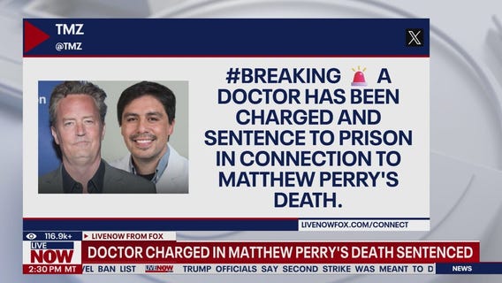 Doctor sentenced in connection to Perry's death