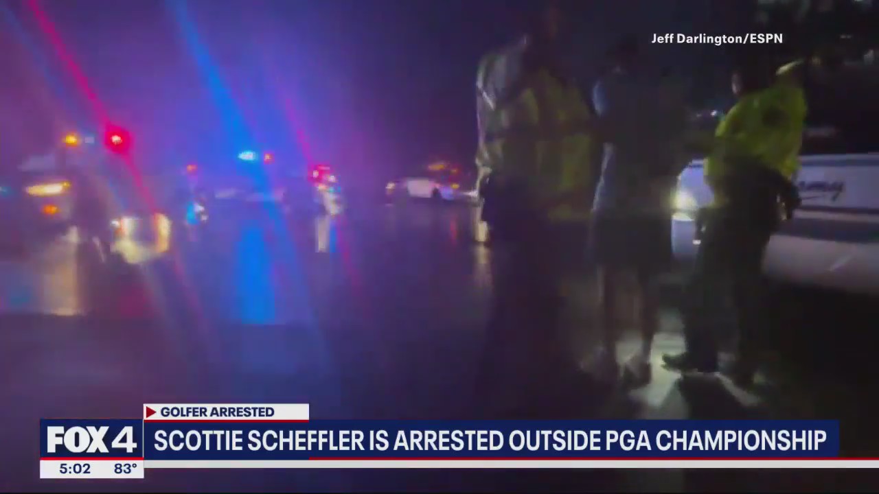 Scottie Scheffler arrested at PGA Championship