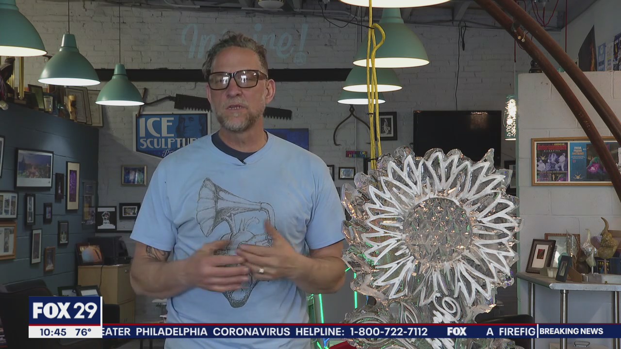 Man leaves ice sculptures randomly around Philadelphia