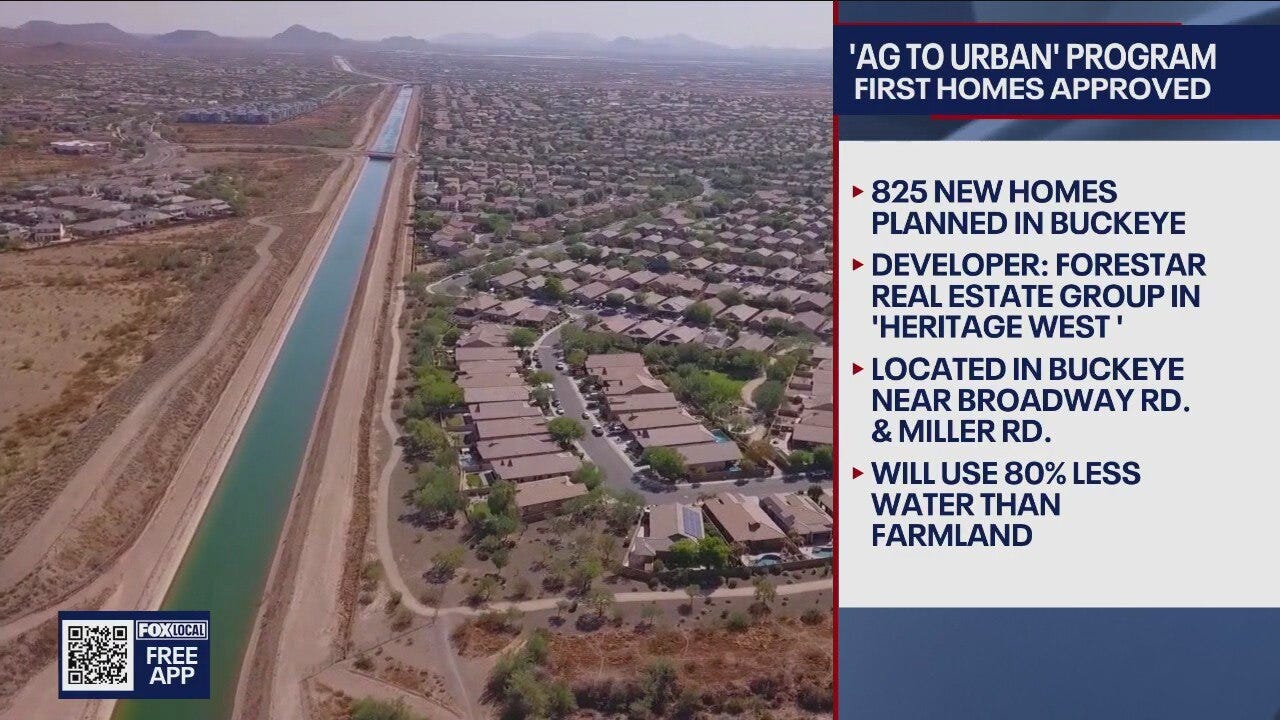 825 new homes in Buckeye approved for 'Ag-to-Urban' program