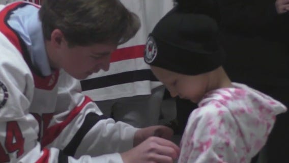 Ice Dawgs win one for Alaina