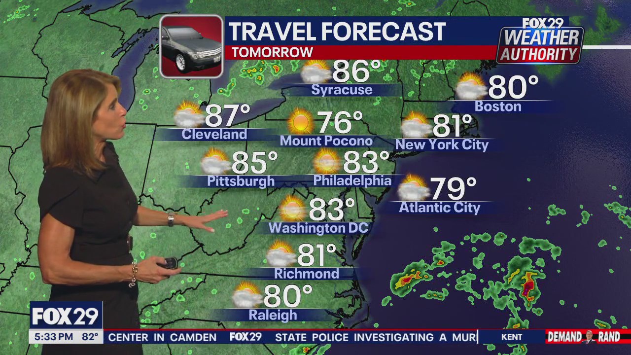 Weather Authority: Thursday 5 p.m. forecast