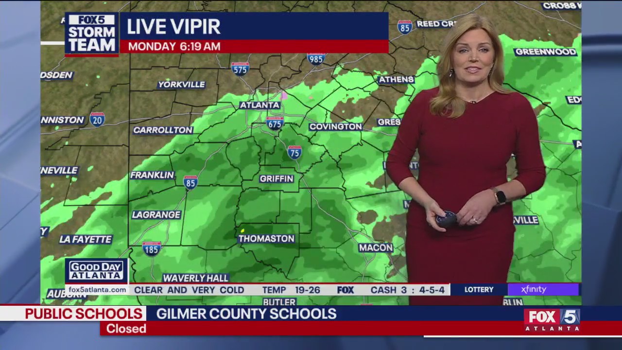 Monday morning weather forecast