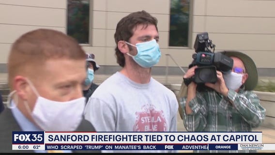 Florida firefighter arrested for alleged involvement in Capitol riot