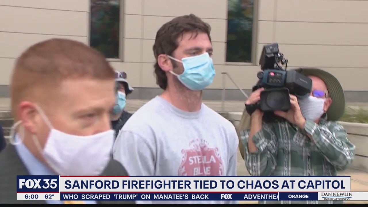 Florida firefighter arrested for alleged involvement in Capitol riot
