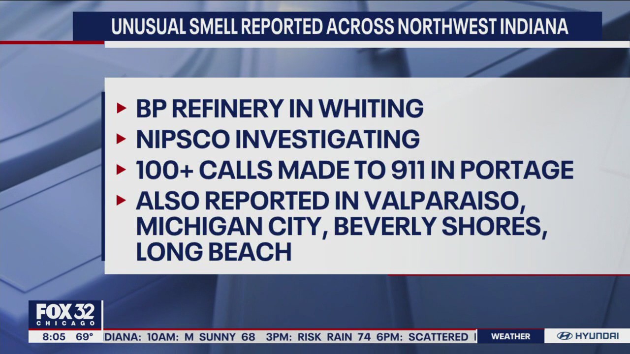 Investigation launched after strange smell reported across NW Indiana