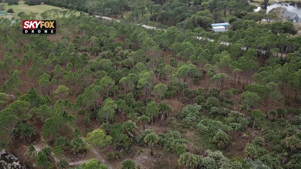 SKYFOX Drone flies over Malabar Scrub Sanctuary