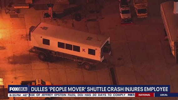 Dulles has another 'people mover' shuttle crash