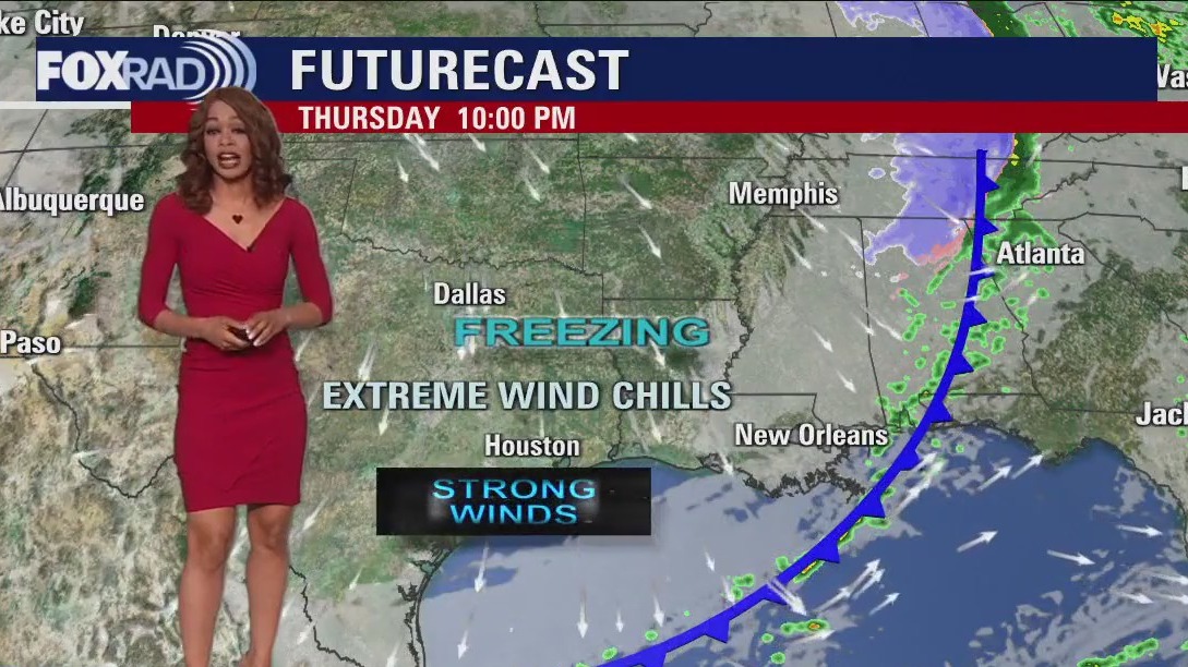 Hard Freeze Warning, temps in the 50s Wednesday evening