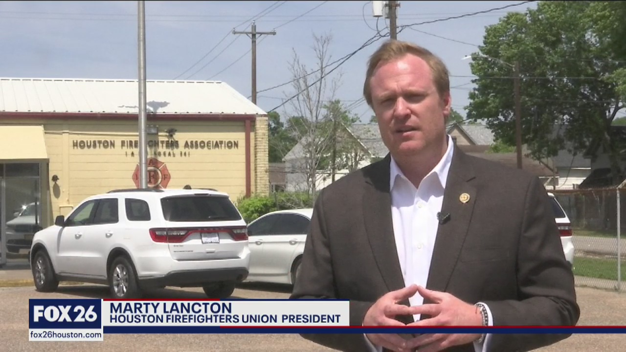 Houston Firefighters Union president Marty Lancton
