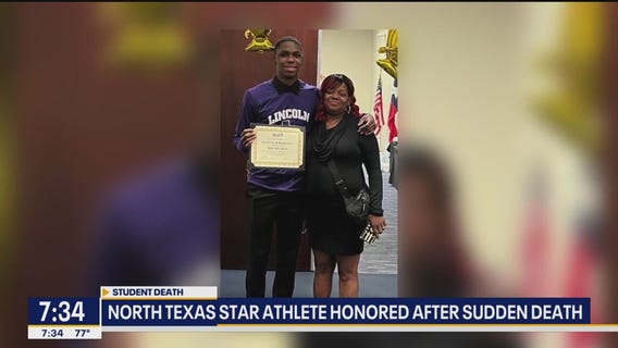 Dallas ISD star athlete honored after sudden death