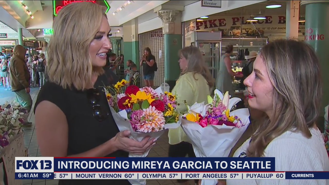 Good Day Seattle anchor Mireya Garcia visits Pike Place Market (Part II)