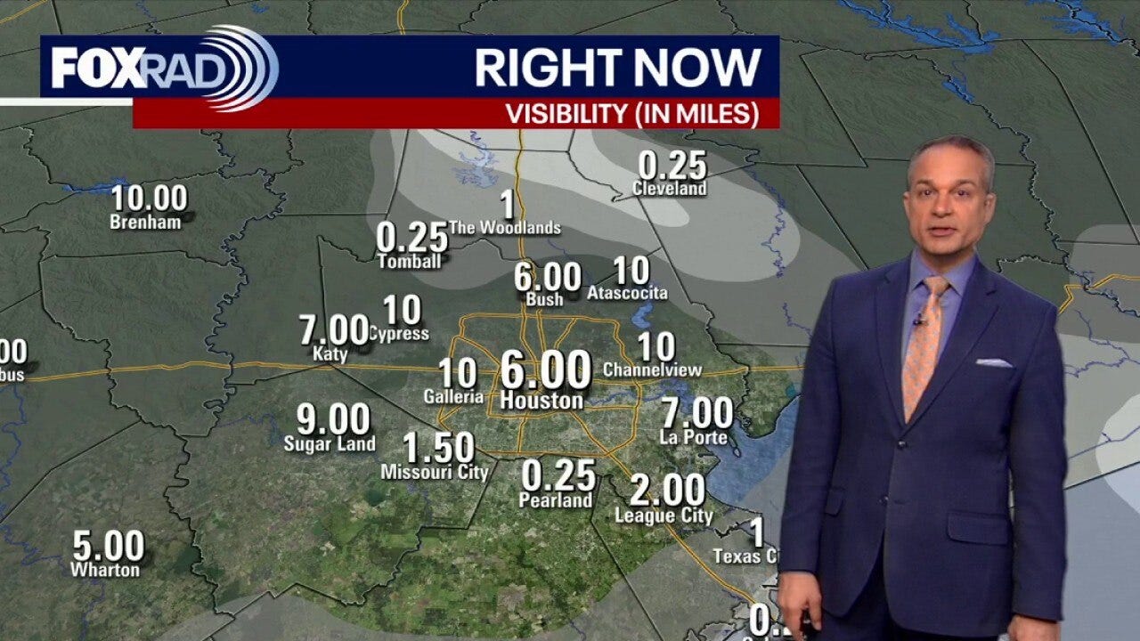 Houston weather: Foggy Monday morning, highs near 80 today