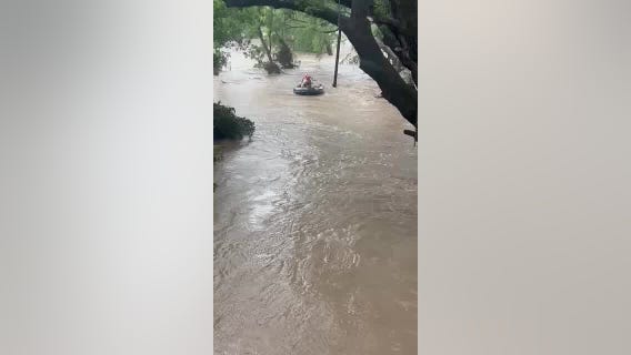 Woman clings to tree for hours after being swept away in devastating Texas flood