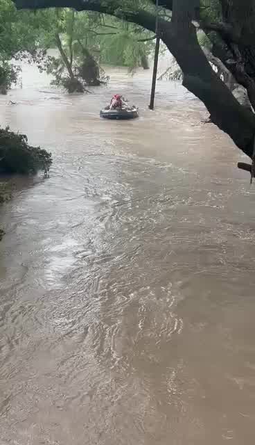 Woman clings to tree for hours after being swept away in devastating Texas flood
