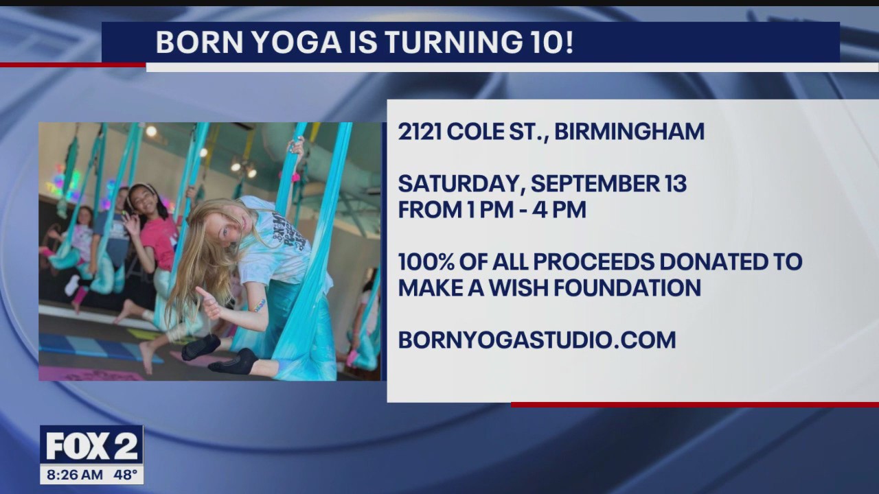 Born Yoga 10 Year Anniversary