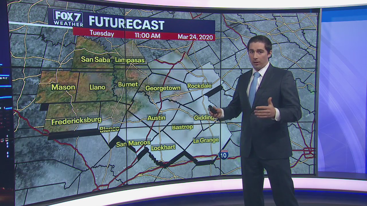 Evening weather forecast for March 22, 2020