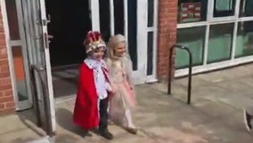 Students mark coronation of King Charles III