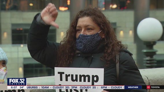 Group gathers outside Trump Tower, condemning 'fascist' violence at the Capitol