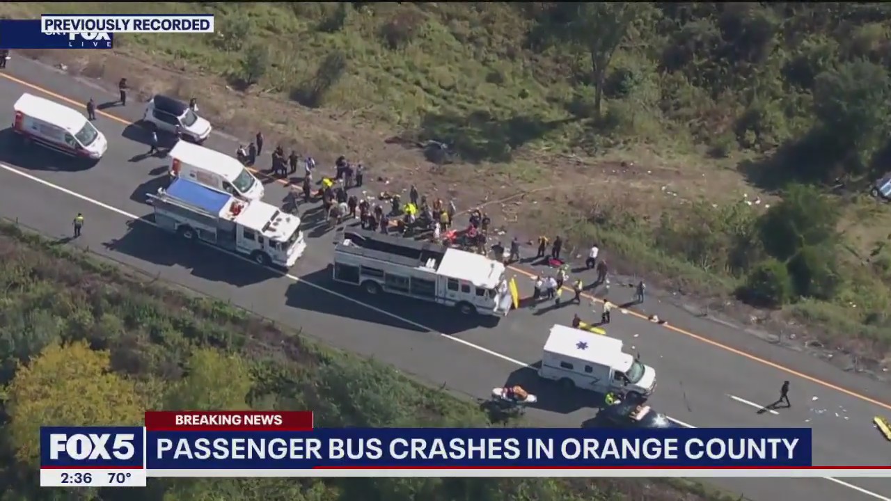 Breaking news: Bus crash in Orange County, NY | FOX 5 New York