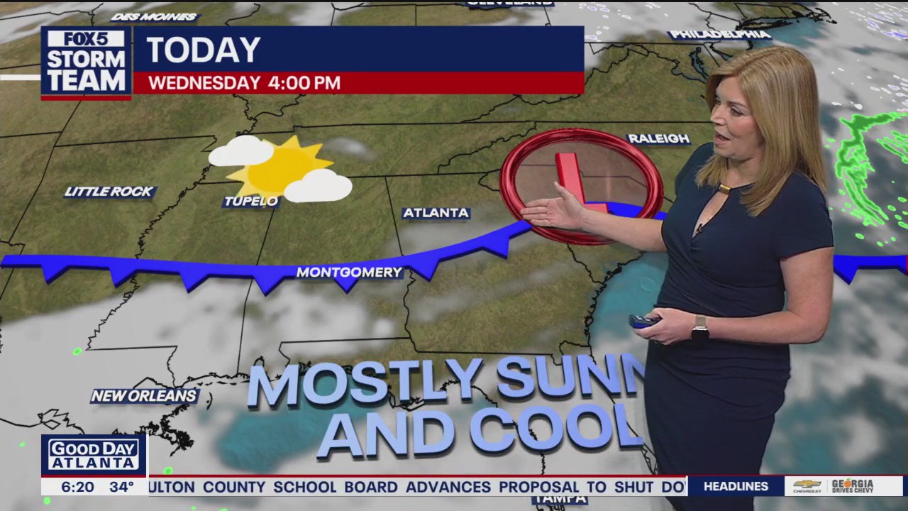 Wednesday morning weather forecast