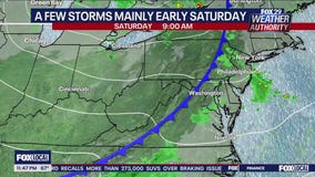 Weather Authority: 11:30 p.m. Friday forecast