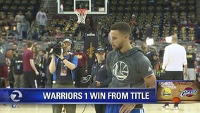 Warriors look to sweep NBA Finals