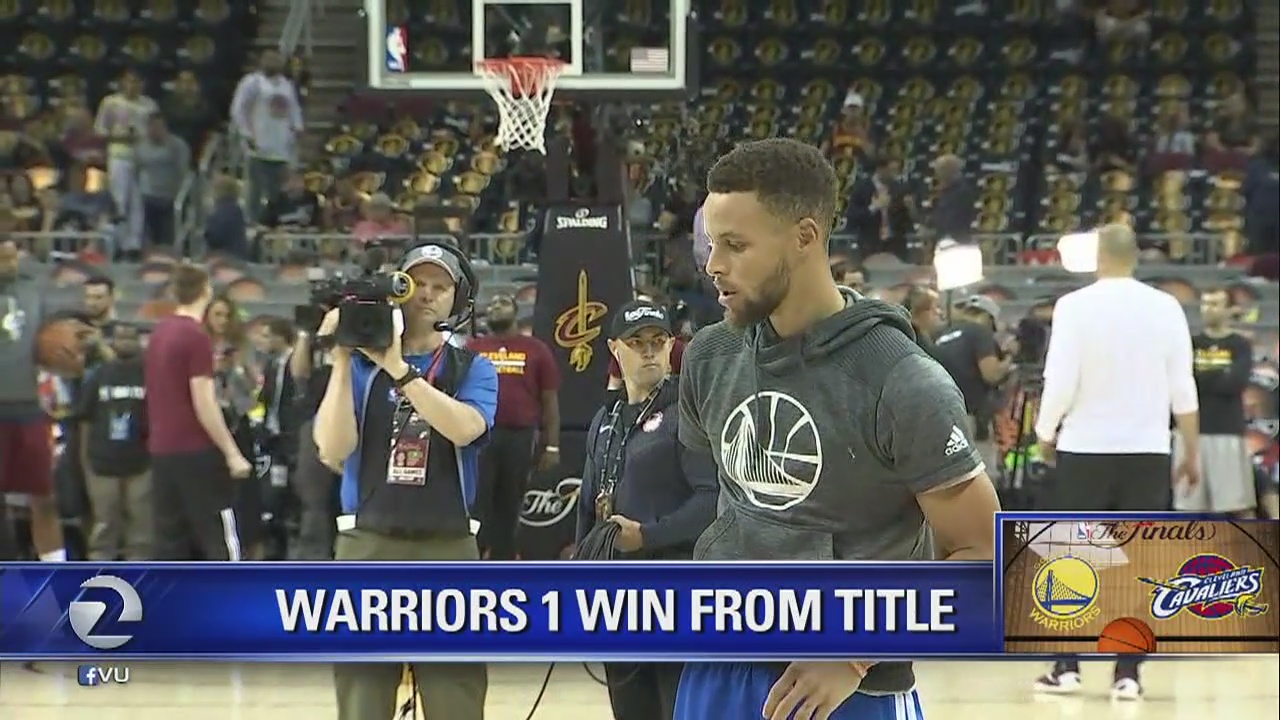 Warriors look to sweep NBA Finals
