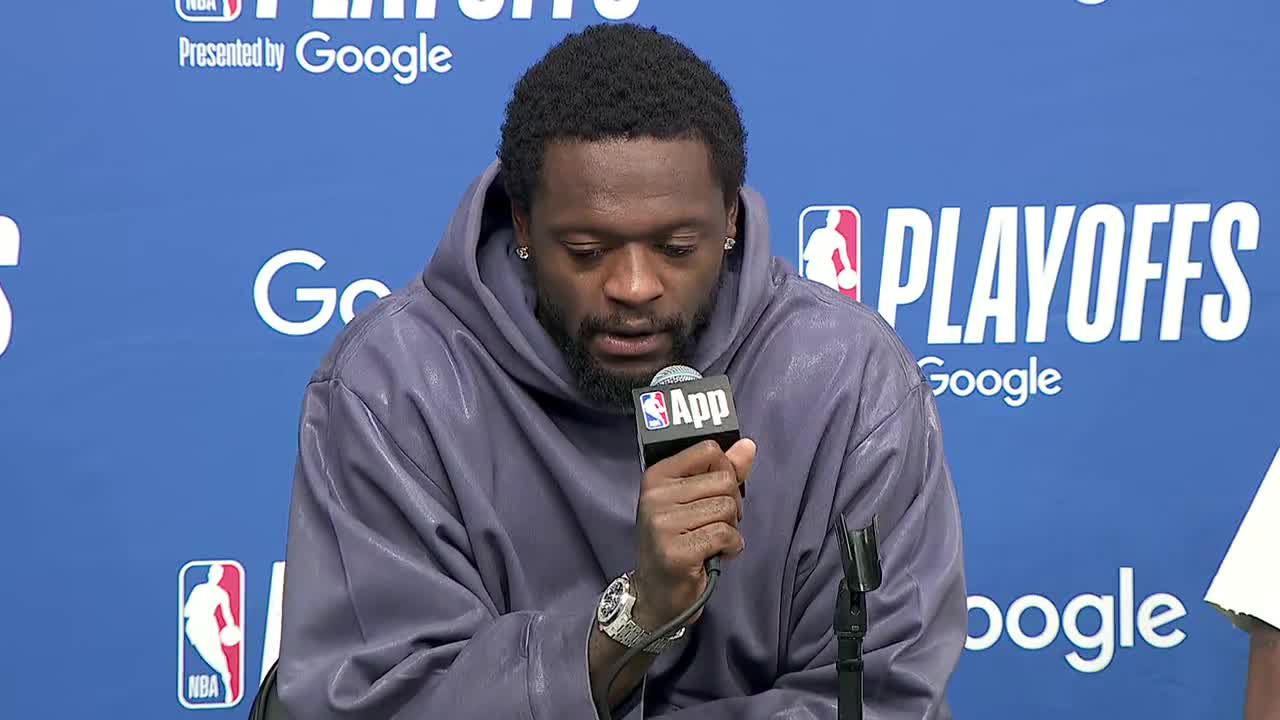 Timberwolves players react to eliminating Warriors [RAW]