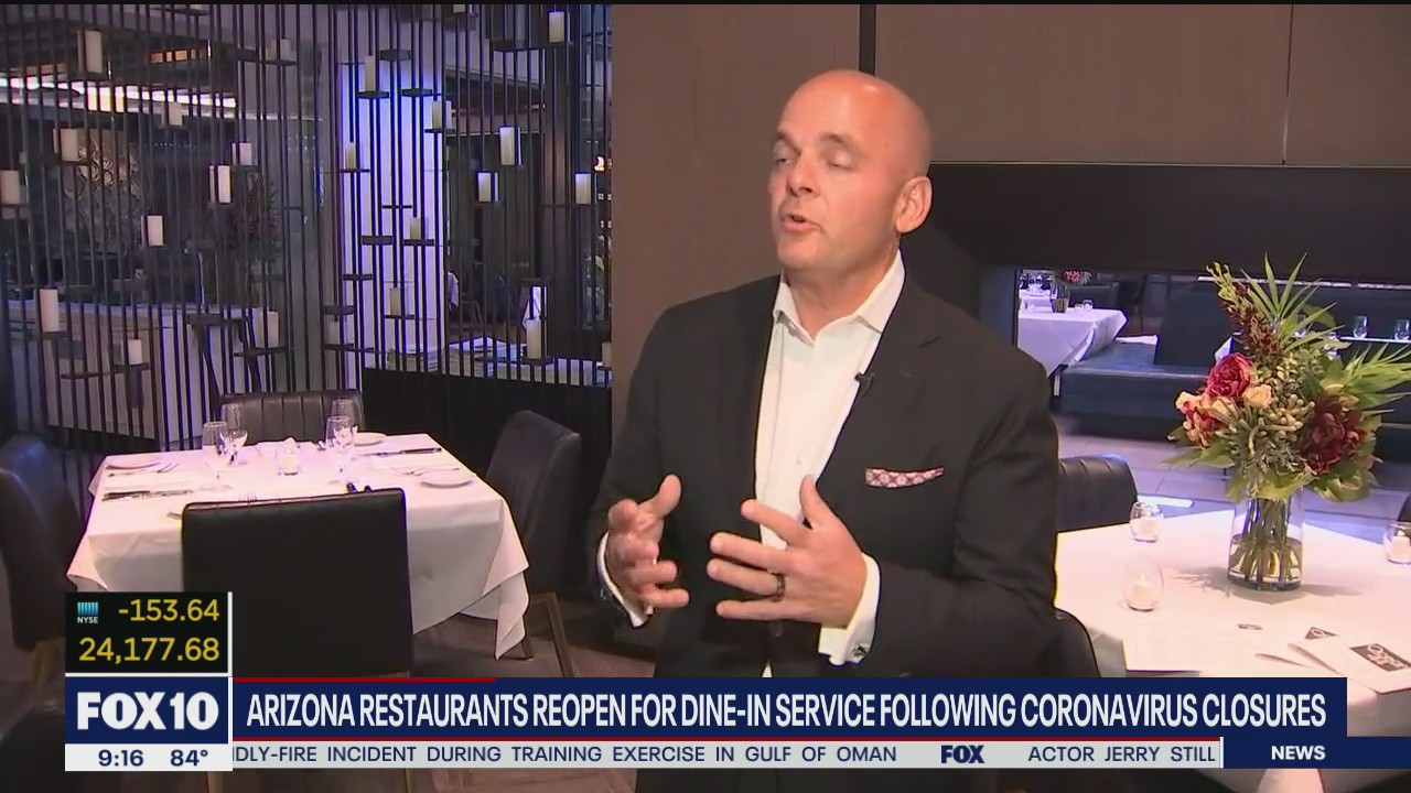 Scottsdale fine-dining restaurant reopens dine-in service to customers amid COVID-19