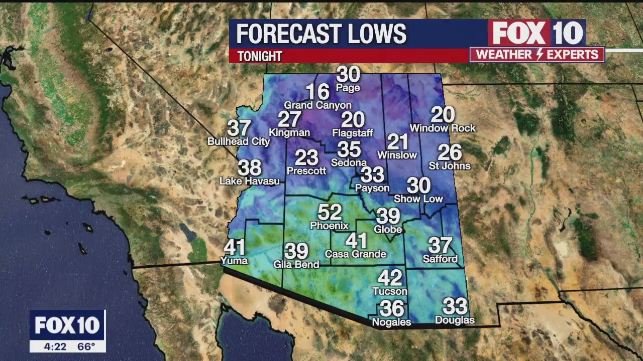 4 p.m. Weather Forecast - 12/8/22
