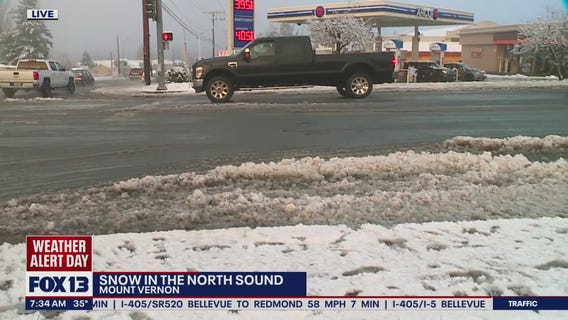 Lowland snow in north Puget Sound