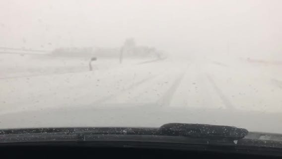 Downed power lines close roads across southwestern Minnesota