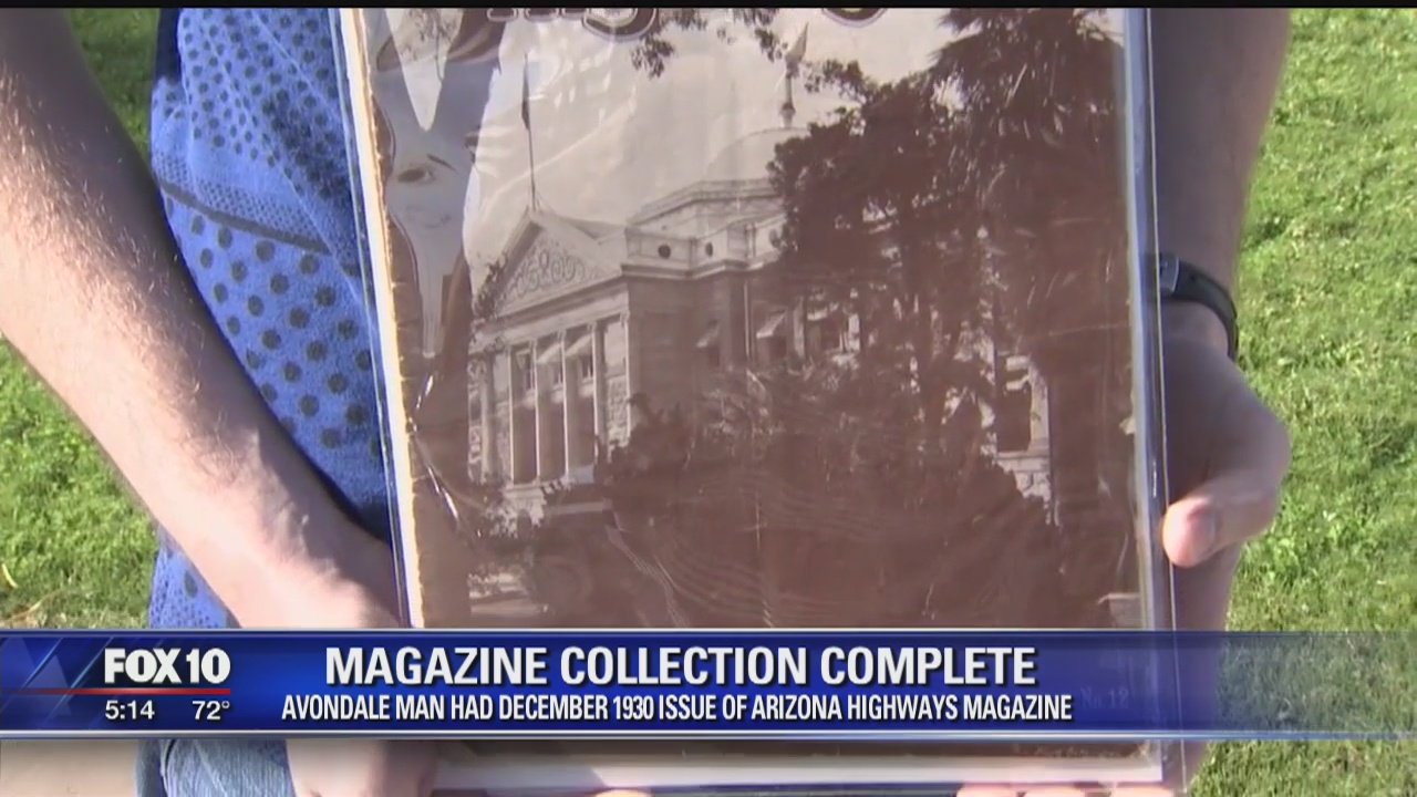 Missing issue of Arizona Highways magazine owned by history buff in Avondale