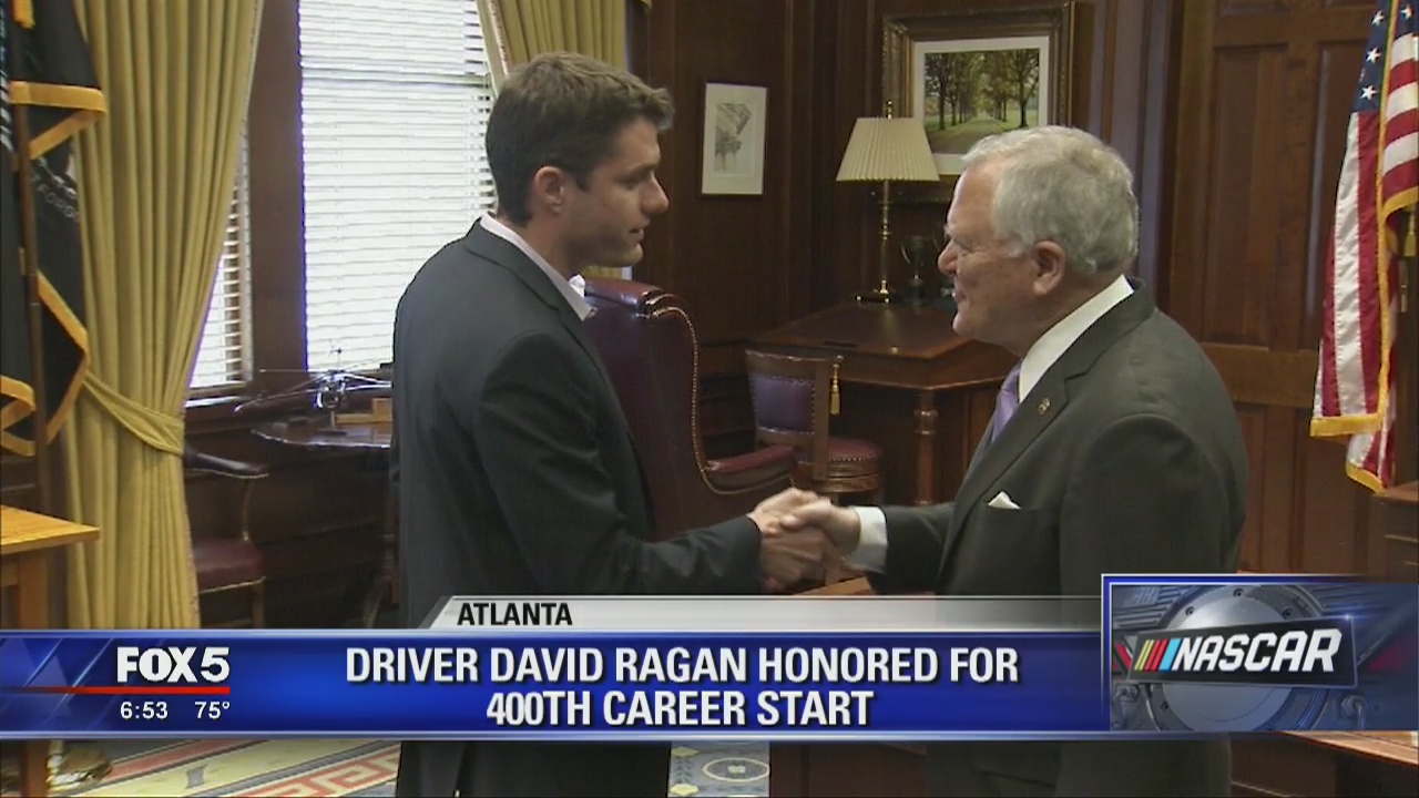 David Ragan honored at the Gold Dome