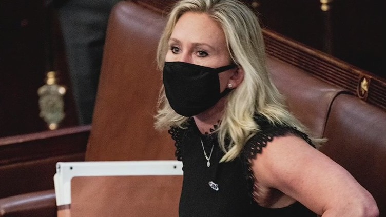 Rep. Majorie Taylor Green compares electric planes to slave ships.