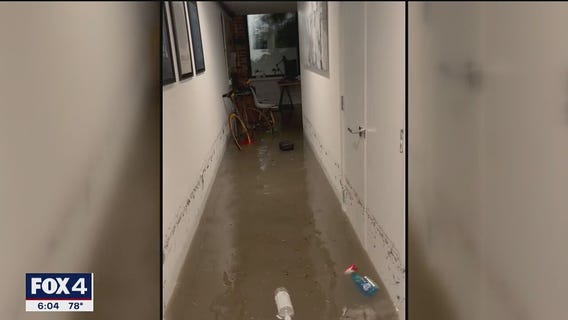 Dallas flooding forces photographer to second story of her loft