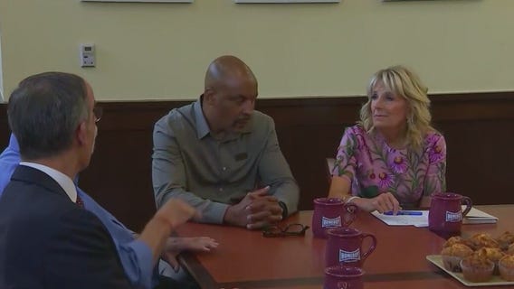 First Lady Dr. Jill Biden visits Homeboy Industries