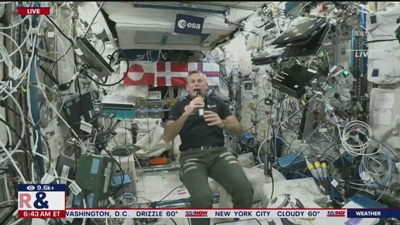 Astronauts Q and A at the ISS