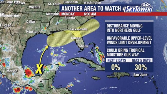 Today's tropical weather forecast